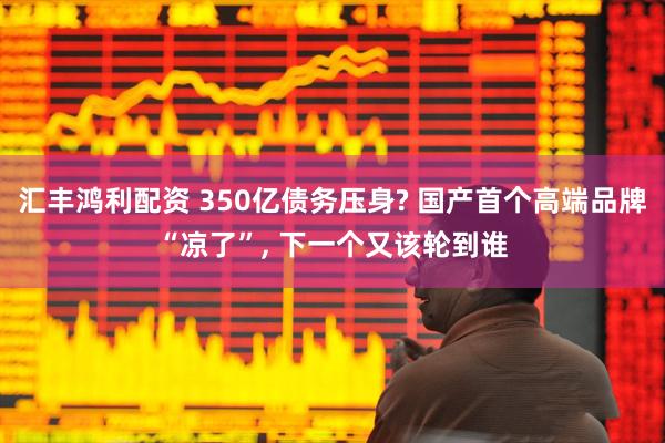 汇丰鸿利配资 350亿债务压身? 国产首个高端品牌“凉了”, 下一个又该轮到谁